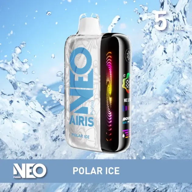 Polar Ice Neo P40000 disposable vape, 5% nicotine, portable design