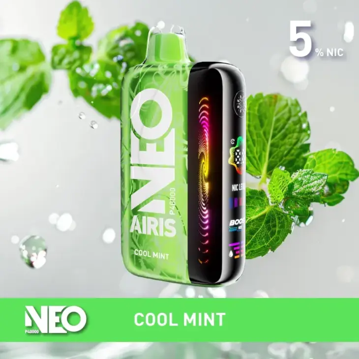 Cool Mint Neo P40000 disposable vape, 5% nicotine, portable design