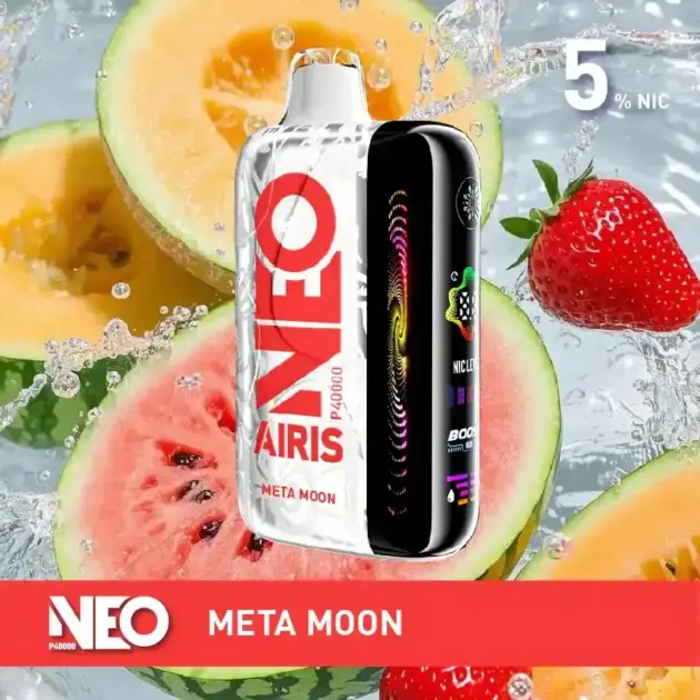 Meta Moon Neo P40000 disposable vape, 5% nicotine, portable design