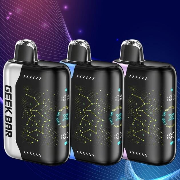 3PCS Geek Bar Pulse X 25K Disposable Vape - Longest Lasting 25000 Puffs with Dual Mesh Coil and E-liquid Display Screen | Vape Product