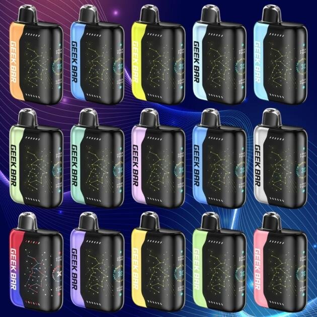 Geek Bar Pulse X 25K Disposable Vape - Longest Lasting 25000 Puffs with Dual Mesh Coil and E-liquid Display Screen | Vape Product