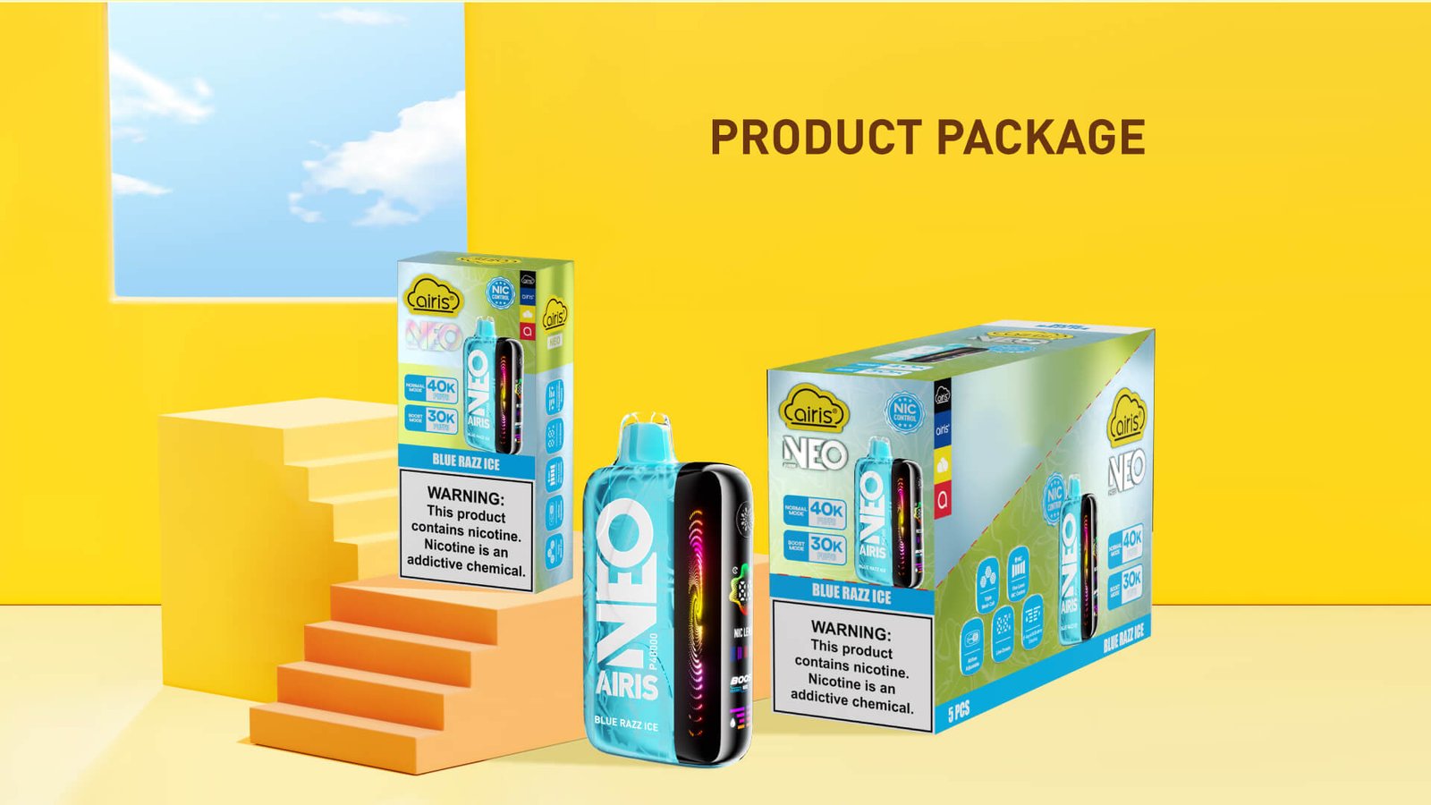 Neo P40000 Flavor product package